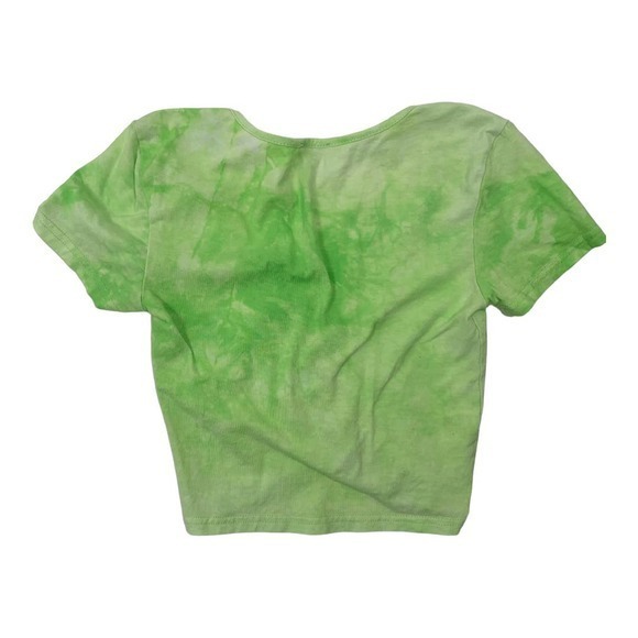 Revolve Superdown Cropped Ruched front t-shirt Sz‎ XS - Picture 2 of 3